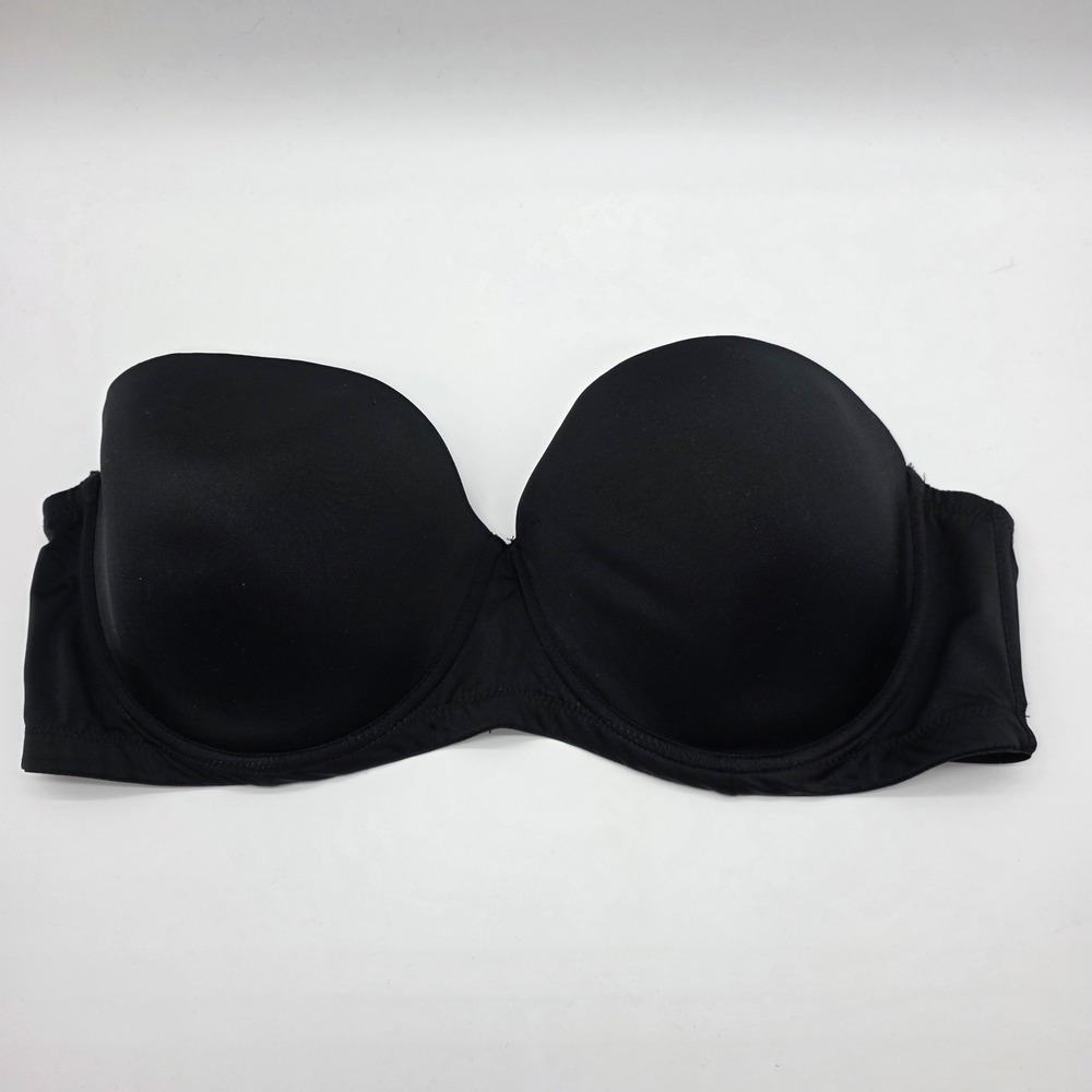 Metaphor Strapless Bra 42D Padded Strapless Black - No Straps Included‎